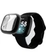 Fitbit Versa 3 / Sense Hoesje - Full Protect Flexibel TPU - Zwart