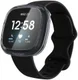 Spigen Ultra Hybrid - Fitbit Versa 3 / Sense Hoesje - Transparant Zwart afbeelding 1