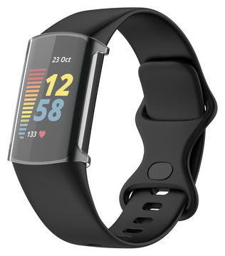 Fitbit Charge 5 / Charge 6 Hoesje Full Protect Case Flexibel TPU Transparant