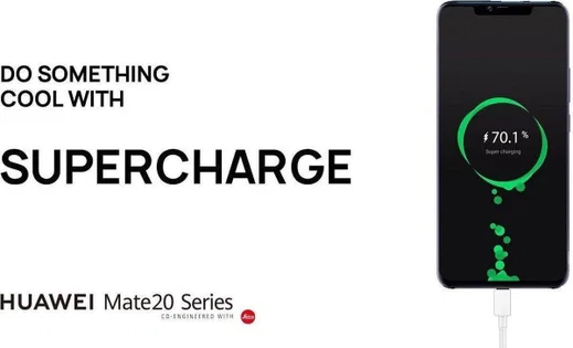 Originele Huawei 22.5W SuperCharge Adapter met USB-C Kabel 2.25A Wit afbeelding 4