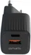 4smarts VoltPlug Duos Mini 20W USB/USB-C Oplader Fast Charge Zwart afbeelding 1