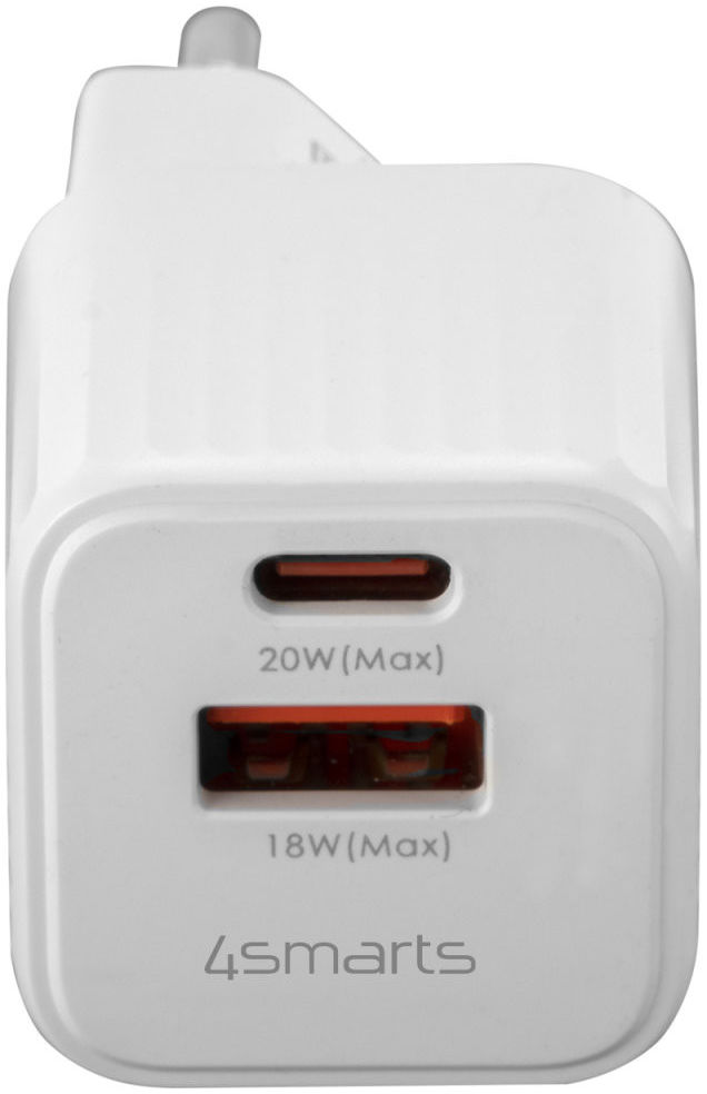 4smarts VoltPlug Duos Mini 20W Oplader + USB-C Kabel 1.5M Wit afbeelding 10