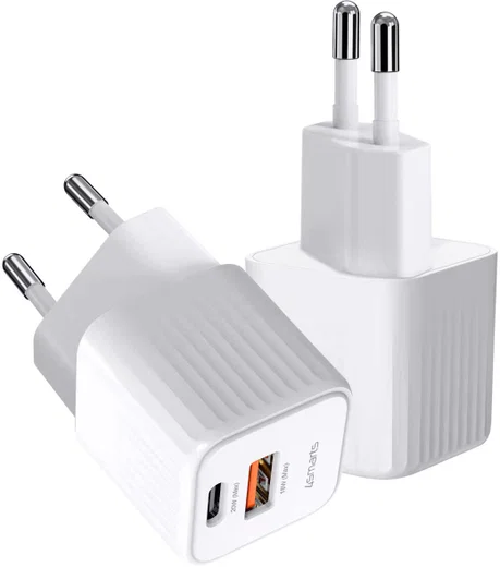 4smarts VoltPlug Duos Mini 20W USB/USB-C Oplader Fast Charge Wit afbeelding 11