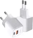 4smarts VoltPlug Duos Mini 20W USB/USB-C Oplader Fast Charge Wit afbeelding 11