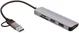4smarts Hub USB-A/USB-C naar 2x USB 2.0/USB 3.0/Kaartlezer SD/micro SD afbeelding 2