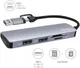 4smarts Hub USB-A/USB-C naar 2x USB 2.0/USB 3.0/Kaartlezer SD/micro SD afbeelding 3
