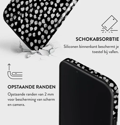 Burga Tough Case Apple iPhone 14 Pro Hoesje Night Sky Print afbeelding 5
