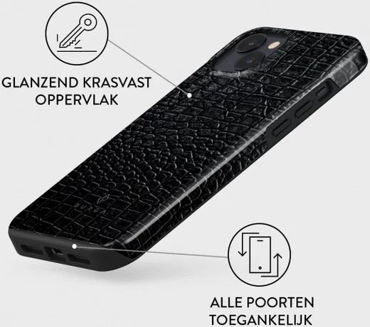 Burga Tough Case Apple iPhone 14 Hoesje Reapers Touch Print afbeelding 4