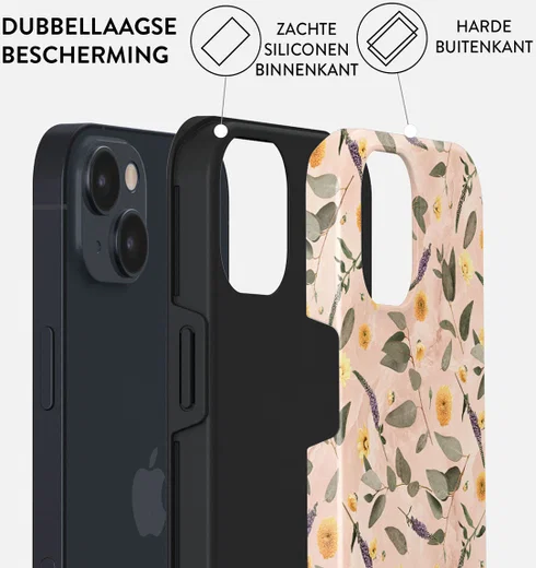 Burga Tough Case Apple iPhone 14 Hoesje Sunday Brunch Print afbeelding 2