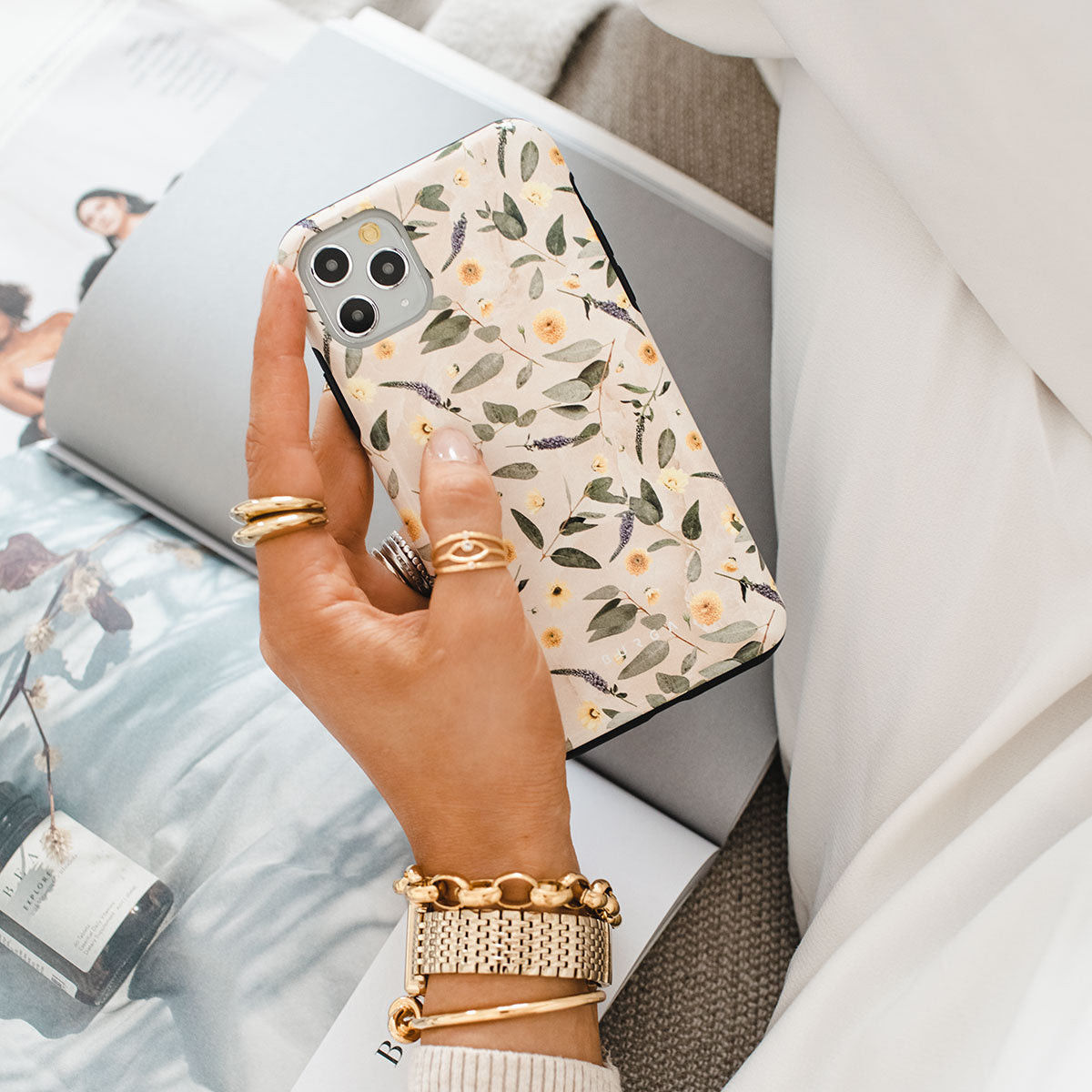 Burga Tough Case Apple iPhone 14 Hoesje Sunday Brunch Print afbeelding 7