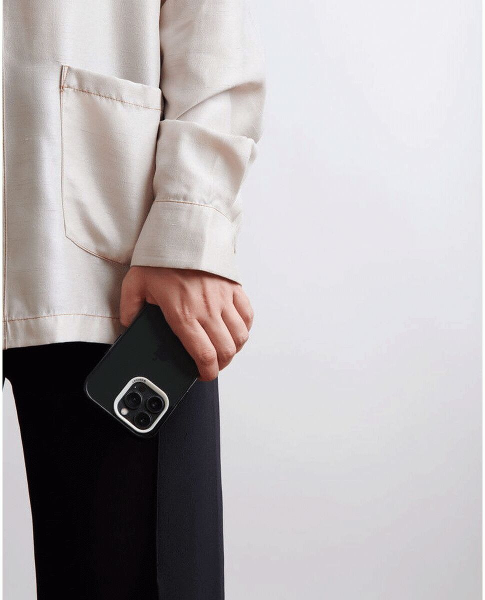 Nudient Form Case Apple iPhone 14 Pro Hoesje Transparant/Zwart afbeelding 3