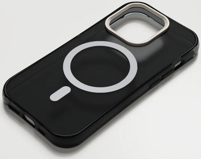 Nudient Form Case Apple iPhone 14 Pro Hoesje MagSafe Transparant/Zwart afbeelding 4