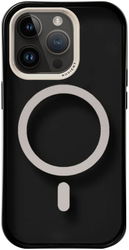 Nudient Form Case Apple iPhone 14 Pro Hoesje MagSafe Transparant/Zwart afbeelding