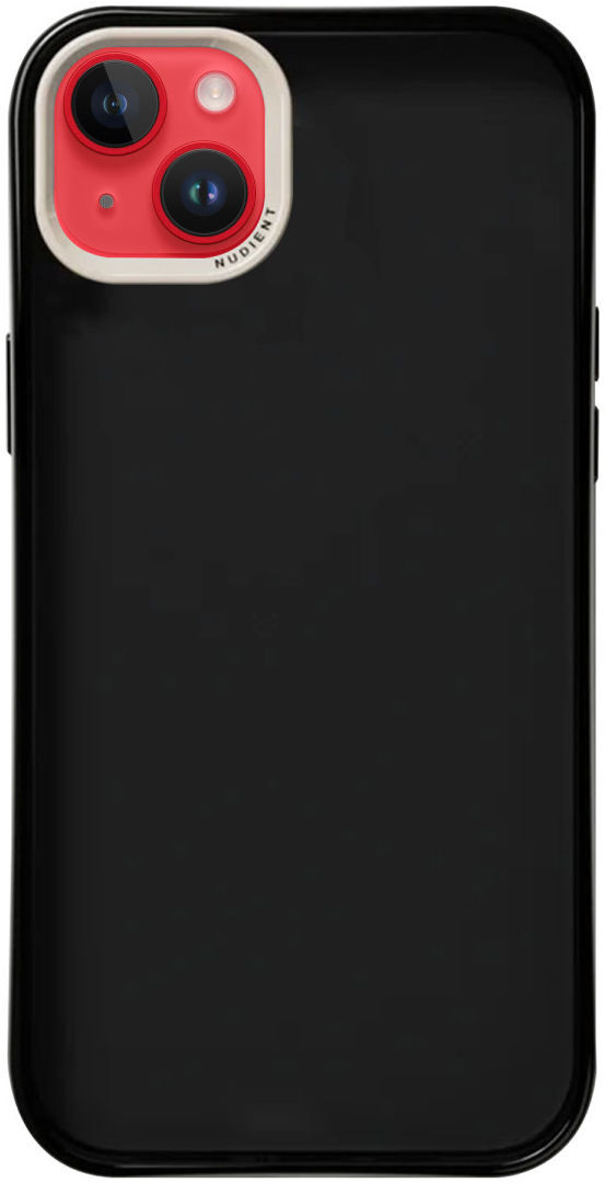Nudient Form Case Apple iPhone 14 Plus Hoesje Transparant/Zwart afbeelding 2