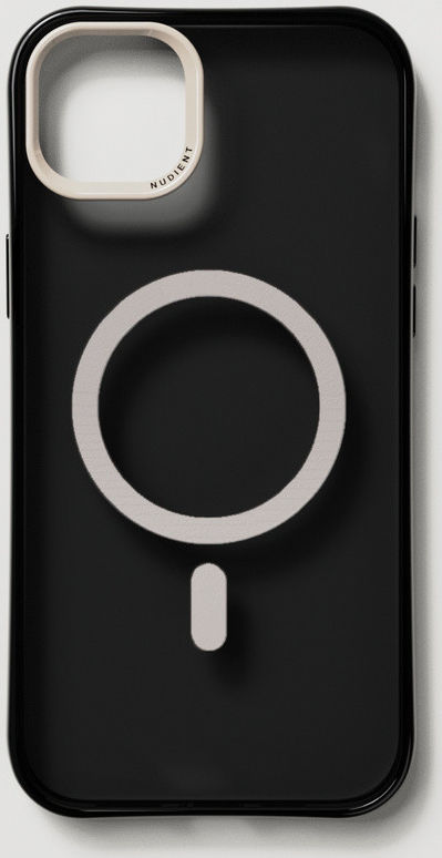 Nudient Form Case iPhone 14 Plus Hoesje MagSafe Transparant/Zwart afbeelding 2