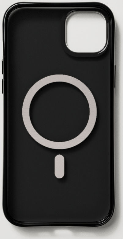 Nudient Form Case iPhone 14 Plus Hoesje MagSafe Transparant/Zwart afbeelding 3