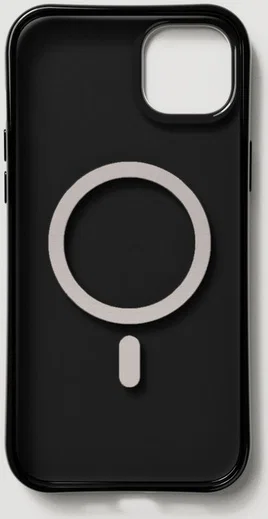 Nudient Form Case iPhone 14 Plus Hoesje MagSafe Transparant/Zwart afbeelding 3