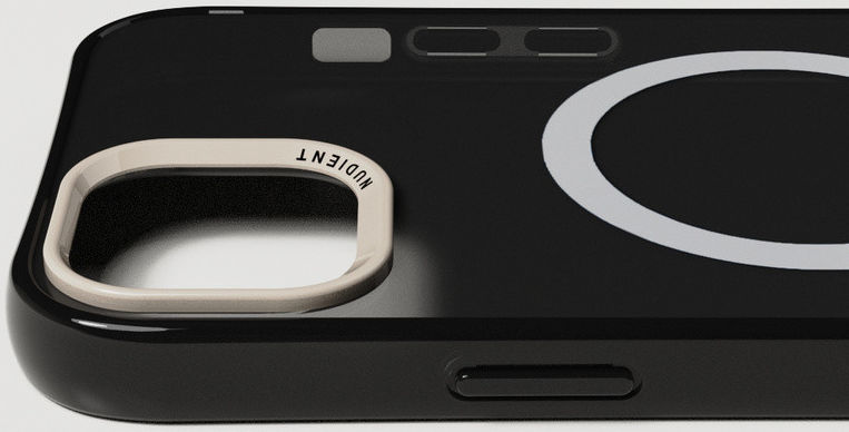 Nudient Form Case iPhone 14 Plus Hoesje MagSafe Transparant/Zwart afbeelding 5