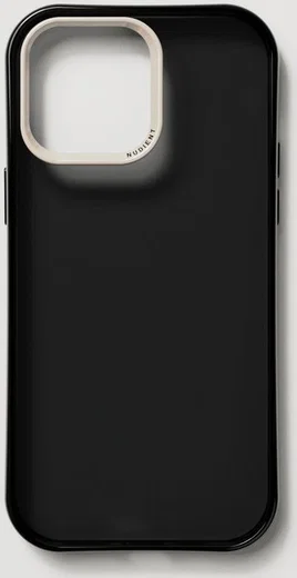 Nudient Form Case Apple iPhone 14 Pro Max Hoesje Transparant/Zwart afbeelding 2