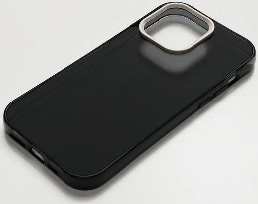 Nudient Form Case Apple iPhone 14 Pro Max Hoesje Transparant/Zwart afbeelding 4