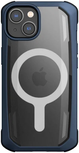 Raptic Secure MagSafe Apple iPhone 14 Hoesje Duurzaam Back Cover Blauw afbeelding 2
