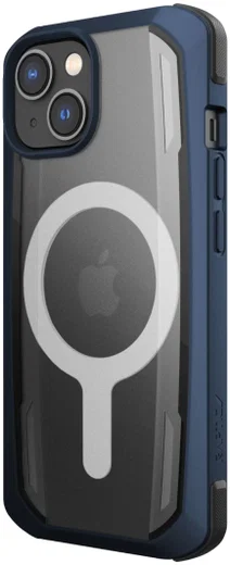 Raptic Secure MagSafe Apple iPhone 14 Hoesje Duurzaam Back Cover Blauw afbeelding 9