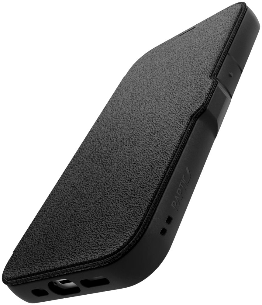 Raptic Urban Folio Apple iPhone 14 Hoesje Duurzaam Book Case Zwart afbeelding 9
