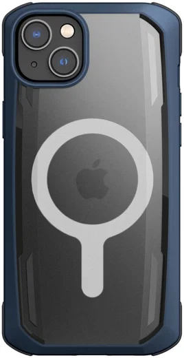 Raptic Secure MagSafe iPhone 14 Plus Hoesje Duurzaam Back Cover Blauw afbeelding 2