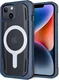 Raptic Secure MagSafe iPhone 14 Plus Hoesje Duurzaam Back Cover Blauw afbeelding 1