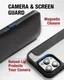 Raptic Urban Folio iPhone 14 Pro Max Hoesje Duurzaam Book Case Zwart afbeelding 6
