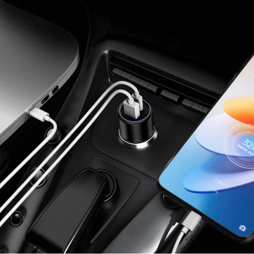 OPPO Super VOOC USB-A en USB-C Snellader 80W Autolader Zwart afbeelding 6