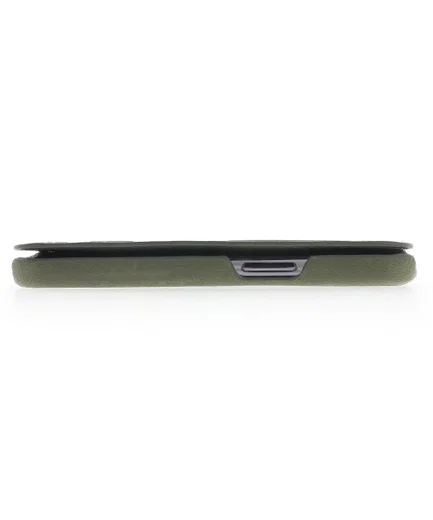 Minim Apple iPhone 14 Hoesje Wallet Book Case Echt Leer Groen afbeelding 10