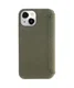Minim Apple iPhone 14 Hoesje Wallet Book Case Echt Leer Groen afbeelding 2