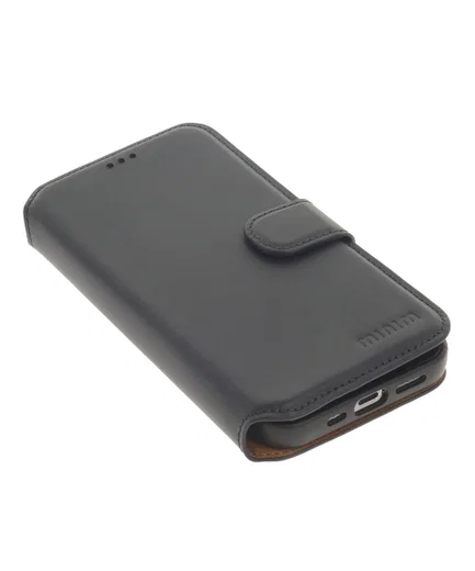 Minim 2-in-1 Apple iPhone 14 Pro Hoesje Book Case en Back Cover Blauw afbeelding 6