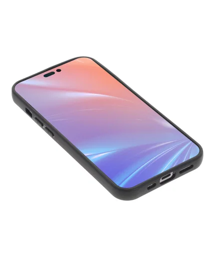 Minim 2-in-1 Apple iPhone 14 Pro Hoesje Book Case en Back Cover Blauw afbeelding 8