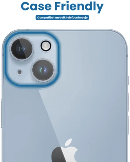 Rosso Apple iPhone 14 / 14 Plus Camera Lens Protector Transparant afbeelding 2
