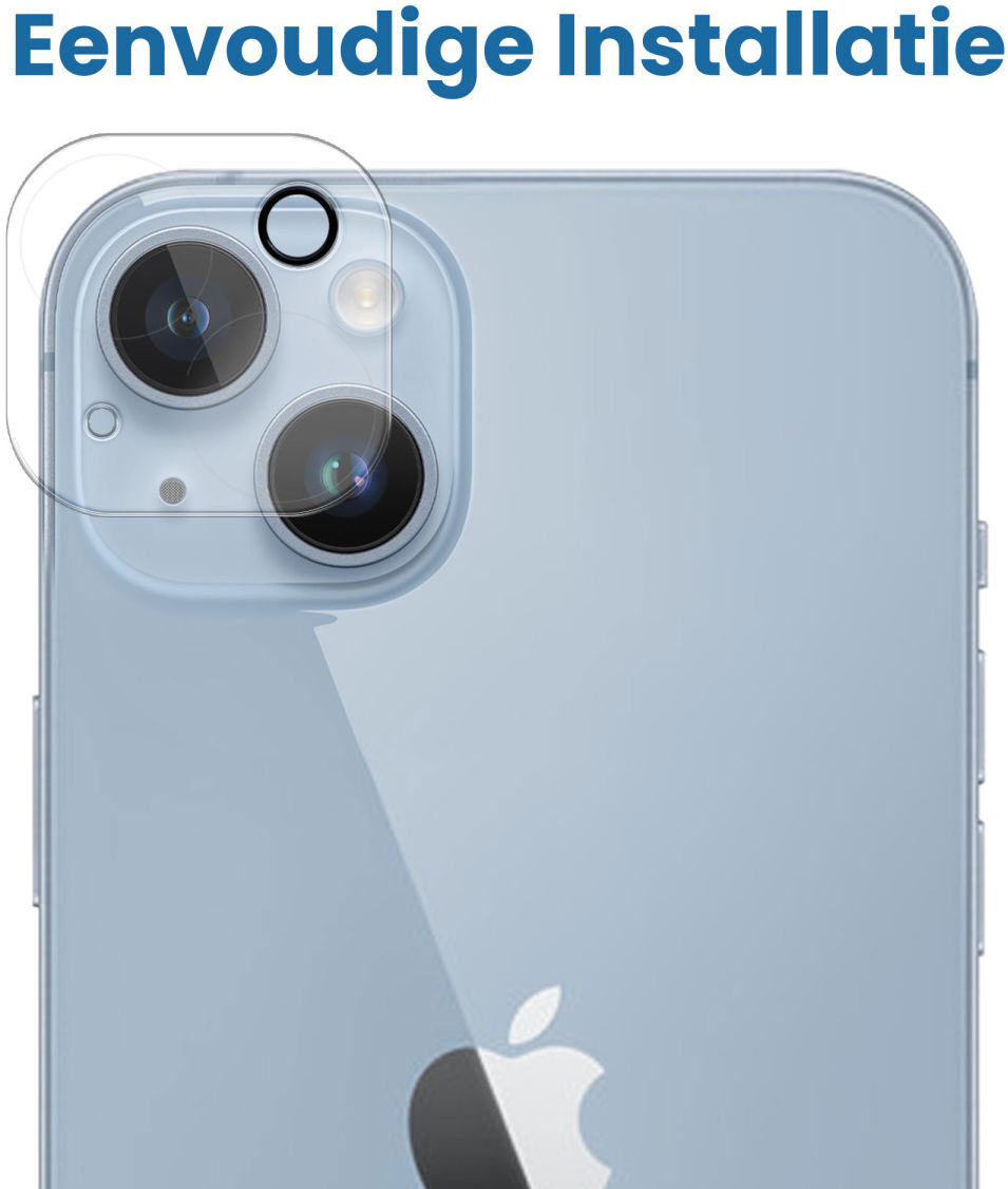 Rosso Apple iPhone 14 / 14 Plus Camera Lens Protector Transparant afbeelding 4
