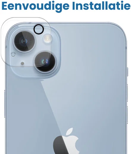 Rosso Apple iPhone 14 / 14 Plus Camera Lens Protector Transparant afbeelding 4