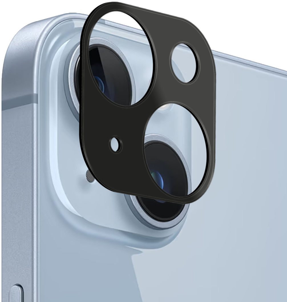 Apple iPhone 14 / 14 Plus Camera Lens Protector Zwart afbeelding 1