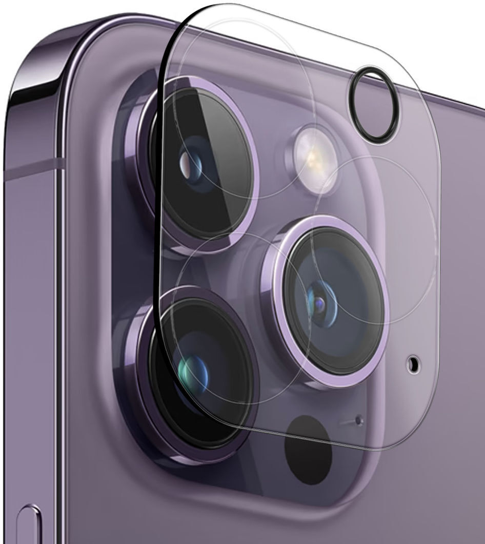 Apple iPhone 14 Pro / 14 Pro Max Camera Lens Protector Transparant afbeelding 1
