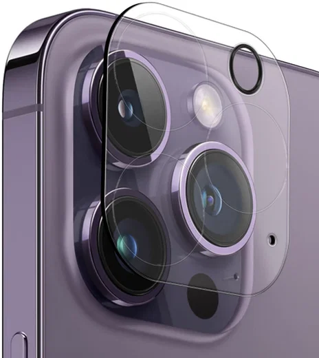 Apple iPhone 14 Pro / 14 Pro Max Camera Lens Protector Transparant afbeelding 1