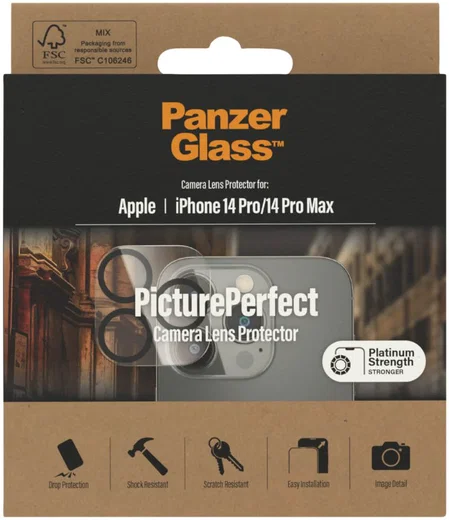 PanzerGlass Apple iPhone 14 Pro / 14 Pro Max Camera Protector Glas afbeelding 11