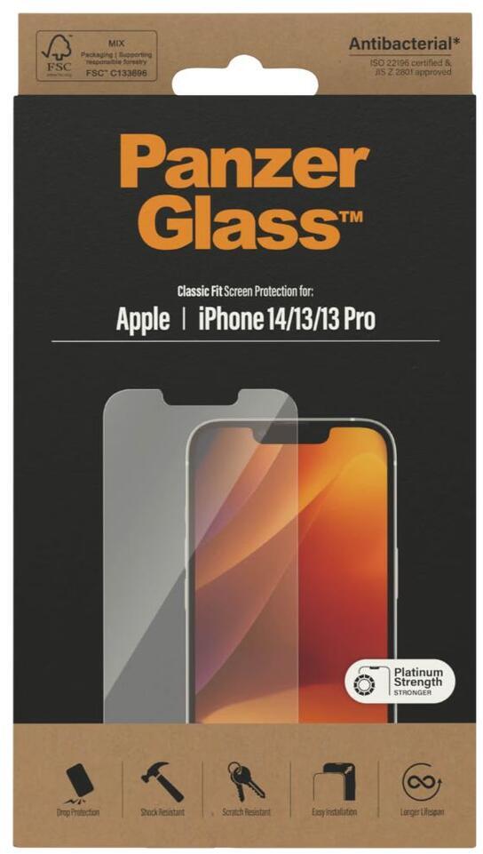 PanzerGlass Classic Fit Apple iPhone 14 / 13 / 13 Pro Screen Protector afbeelding 17