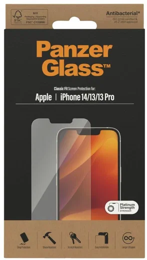 PanzerGlass Classic Fit Apple iPhone 14 / 13 / 13 Pro Screen Protector afbeelding 17