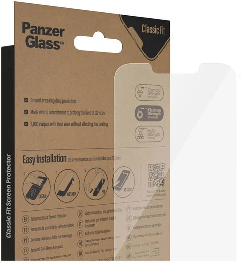 PanzerGlass Classic Fit Apple iPhone 14 / 13 / 13 Pro Screen Protector afbeelding 16