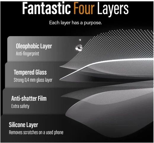PanzerGlass Classic Fit Apple iPhone 14 / 13 / 13 Pro Screen Protector afbeelding 6