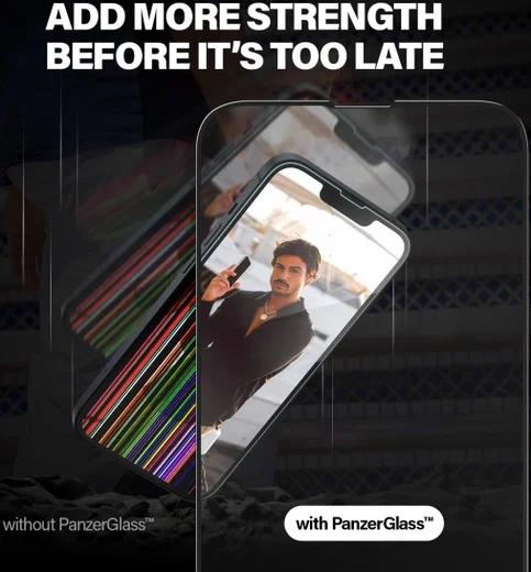 PanzerGlass Apple iPhone 14 Pro Screen Protector Antibacterieel afbeelding 6