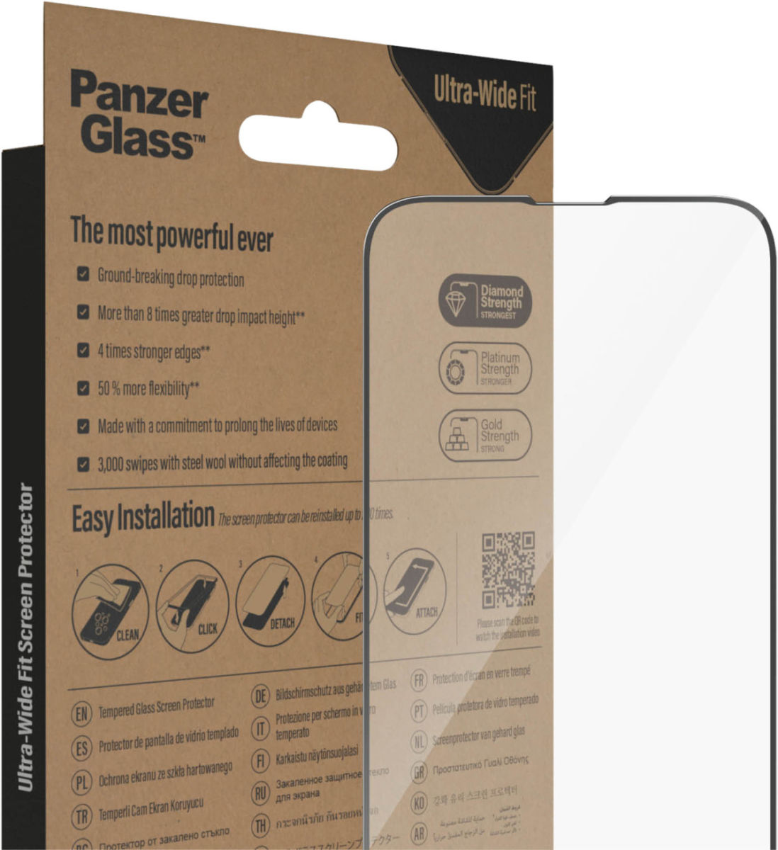 PanzerGlass Ultra-Wide Apple iPhone 14 Plus Screen Protector afbeelding 18