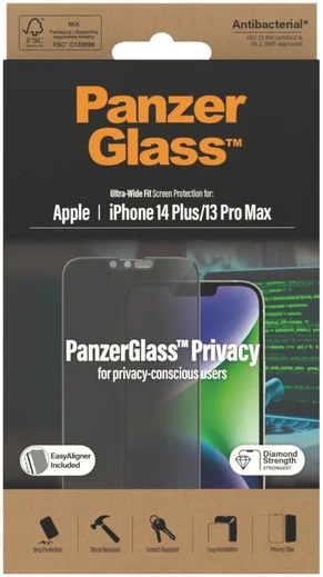 PanzerGlass Ultra-Wide iPhone 14 Plus Privacy Screen Protector afbeelding 21