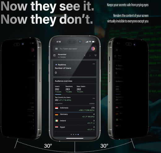 PanzerGlass Ultra-Wide iPhone 14 Pro Max Protector Glass EasyAligner afbeelding 6